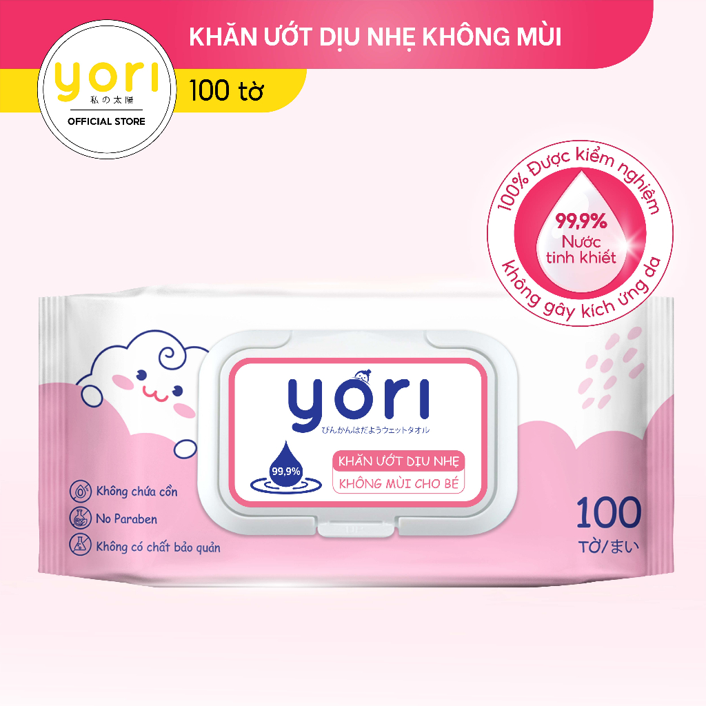 Khăn ướt Yori không mùi